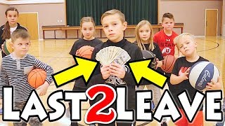 LAST TO LEAVE the Circle Basketball Challenge WINS $100,000......I mean $100 🏀