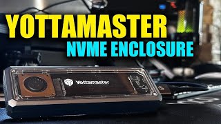 YottaMaster Swift Wind 40Gbps NVMe Enclosure With Fan (Speed Tested with KingSpec NVMe) by Greg Toope 626 views 8 days ago 13 minutes, 57 seconds