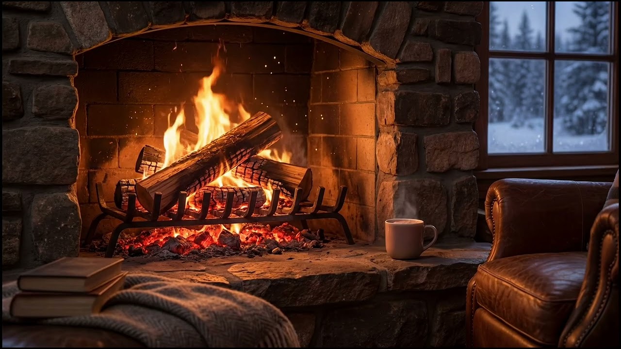 🔥 Fireplace Crackling Sounds | Cozy Fire Ambience for Sleep & Relax