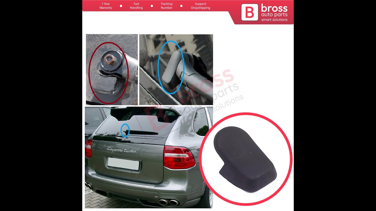 FLYPIG Rear Hatch Window Wiper Arm Cap Nut Cover for 2003-2010