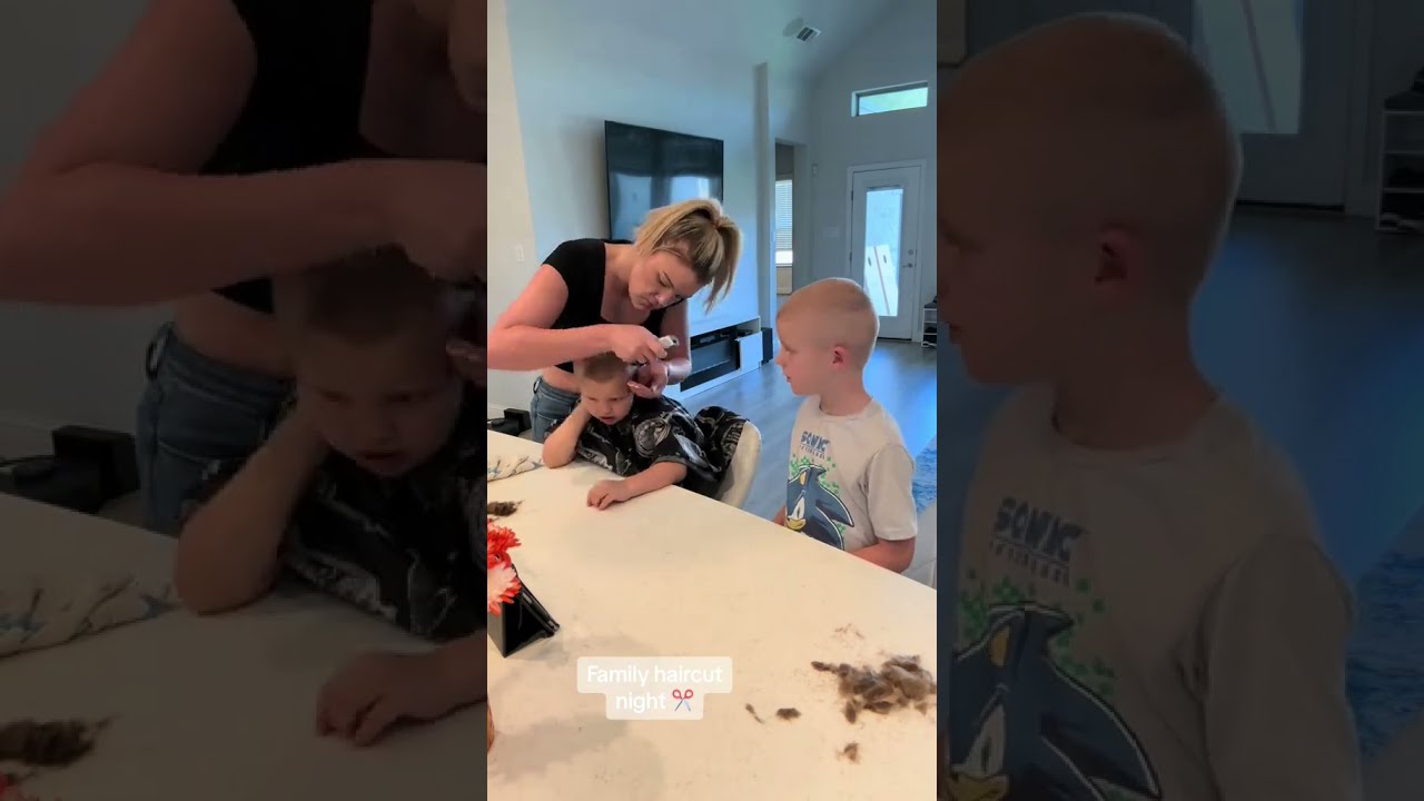 Family Buzzcuts and Nape Shave