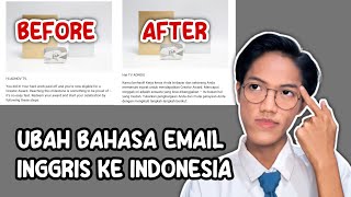 Cara Ubah Email Bahasa Inggris Jadi Indonesia TERBARU! GAMPANG!