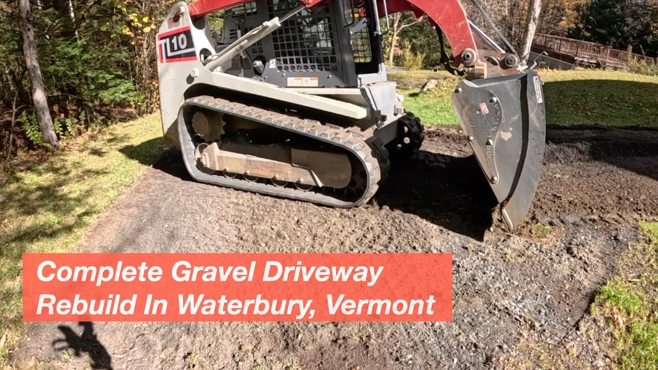 Rebuilding a Gravel Driveway and Installing a New Culvert in Waterbury, Vermont