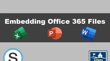Embed Office 365 Files in Schoology (Excel, PowerPoint, Word) (2019)