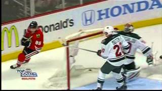 Patrick Kane Cross and Fake Drop