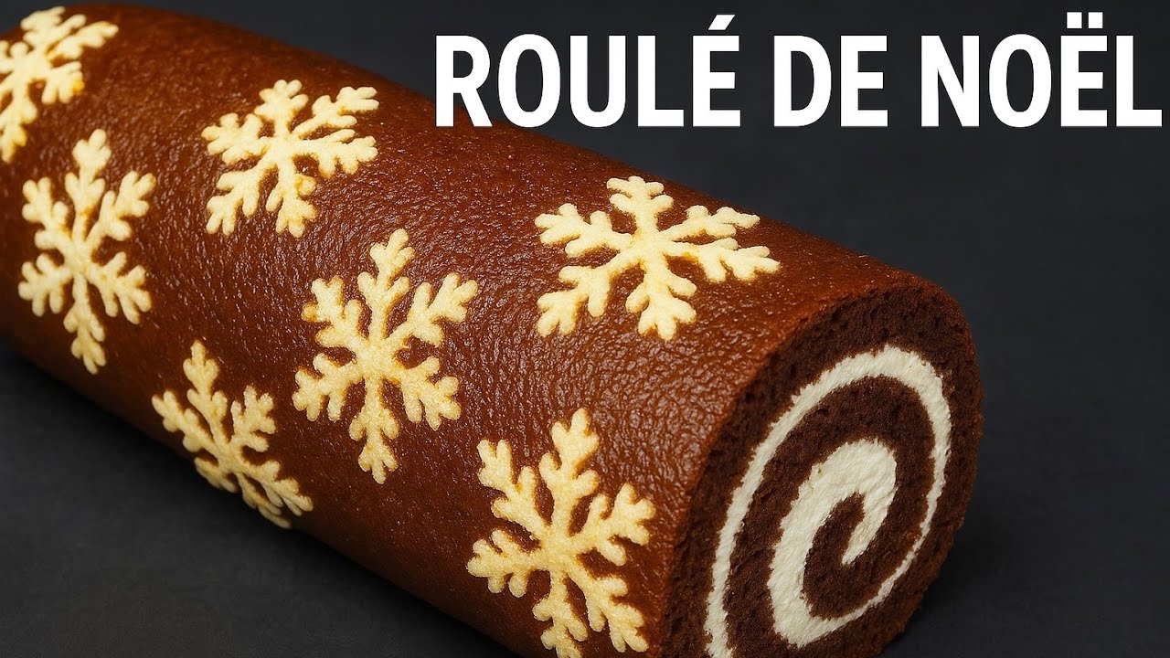 Recette De La Buche Flocon De Neige Youtube