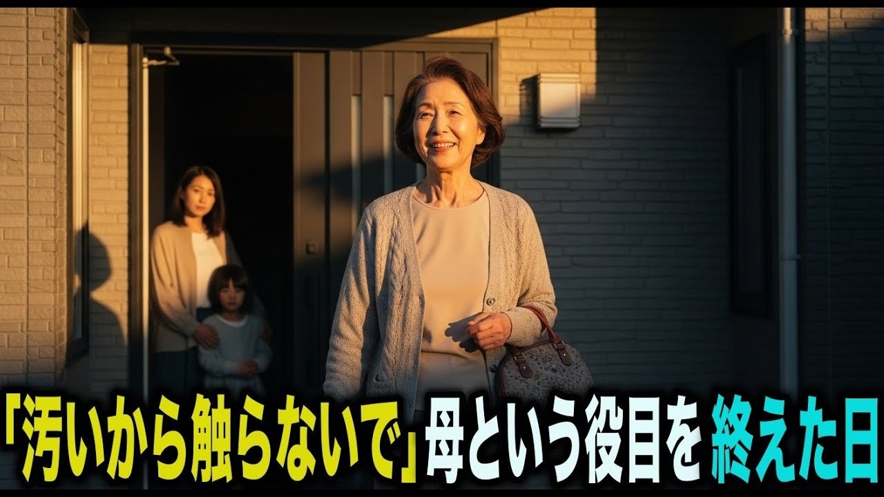 「汚いから触らないで」──そう言われた母は、“家族”をやめて自由になりました