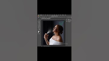 How to make Perfume Spray Effect in Photoshop Tutorial for beginners #photoshoptutorial