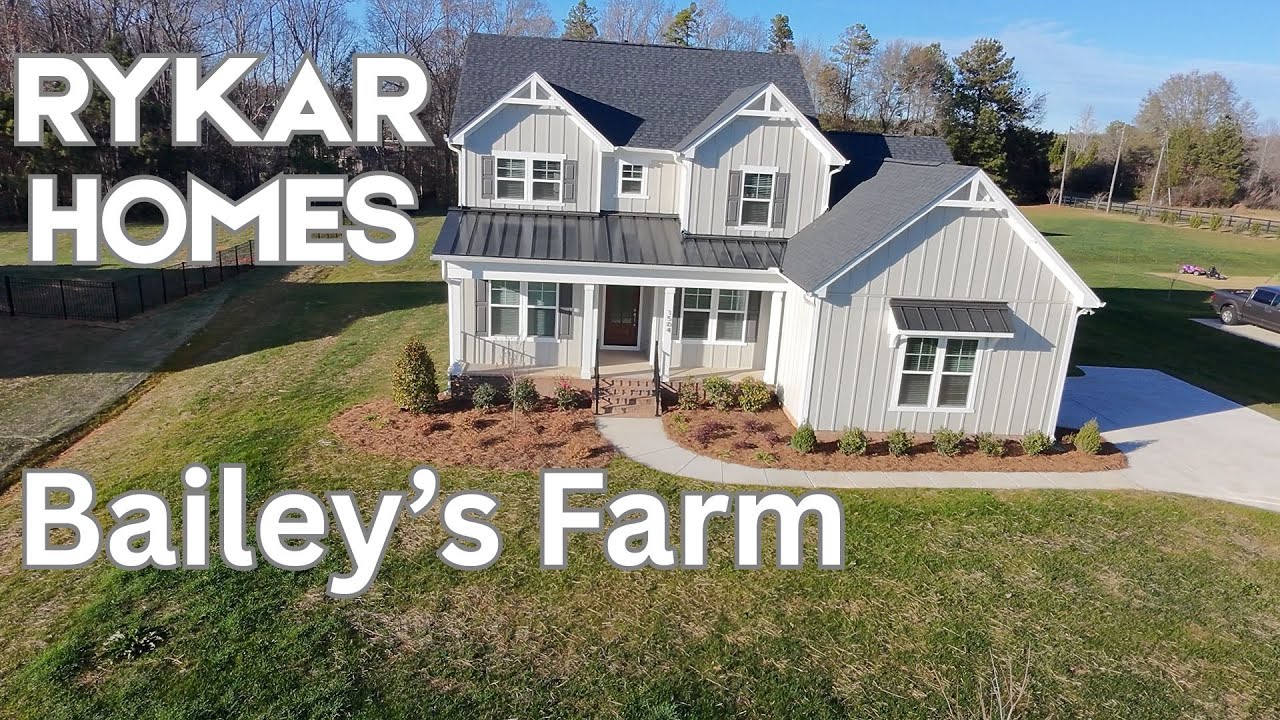 RyKar Homes | The Wells Floor Plan | 4BR New Construction 1-Acre Lot in Gastonia, NC (Bailey’s Farm)