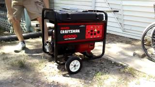 Sears Craftsman 4000 Gas Generator $250