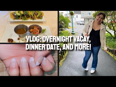 VLOG | Overnight vacay, Apartment organization, Dinner dates and more!