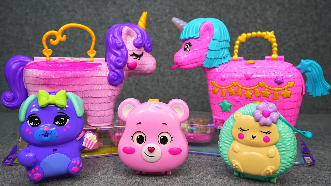 10 Minutes Polly Pocket Collection Unboxing - Satisfying Unboxing (ASMR)