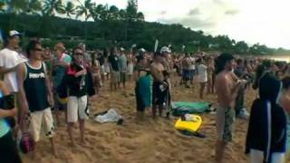 Andy Irons Pipeline Masters Finals vs Kelly Slater surfing