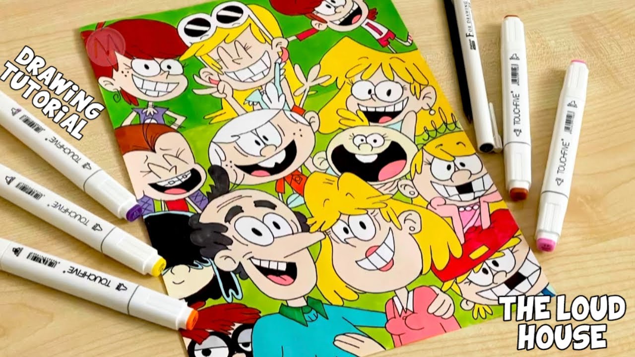 How to draw The Loud House characters