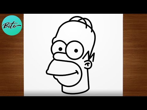 Vídeo: Como Desenhar Homer Simpson?