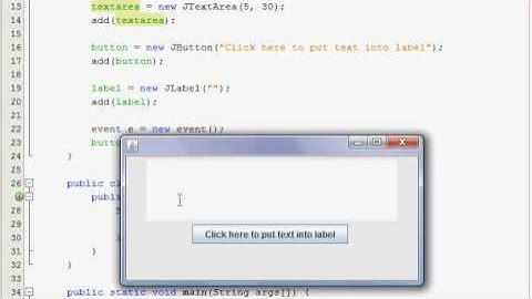 Java GUI Tutorial 28 - JTextArea
