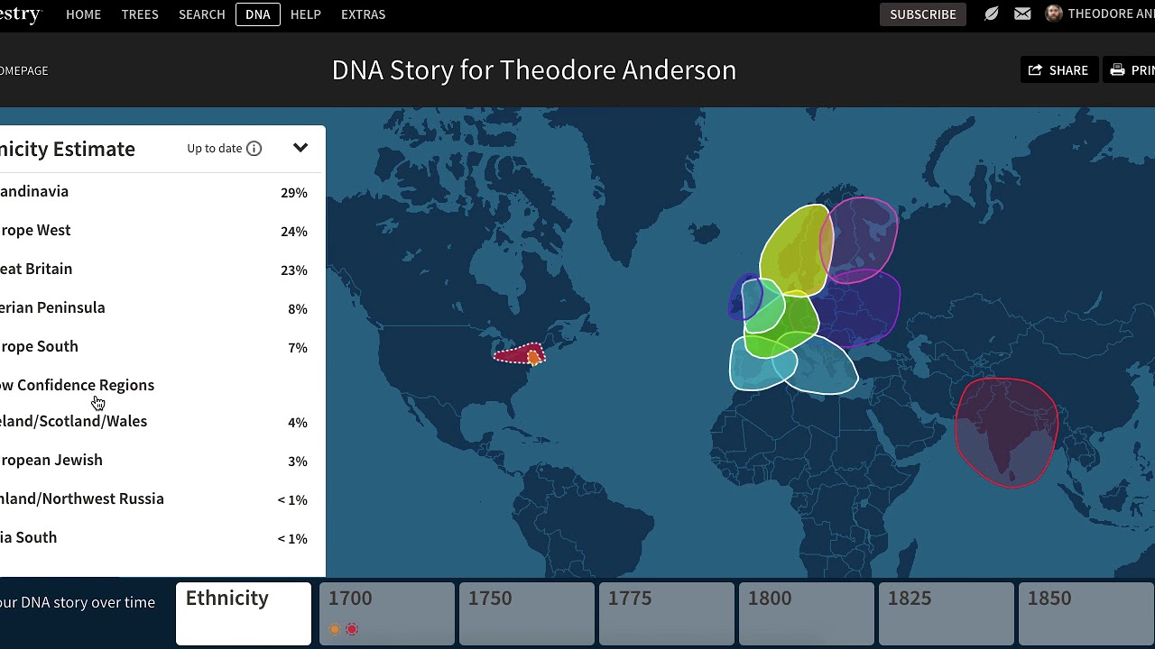 My Ancestry DNA Results - YouTube