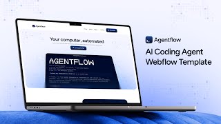 Agentflow - AI Coding Agent Webflow Template | BRIX Templates