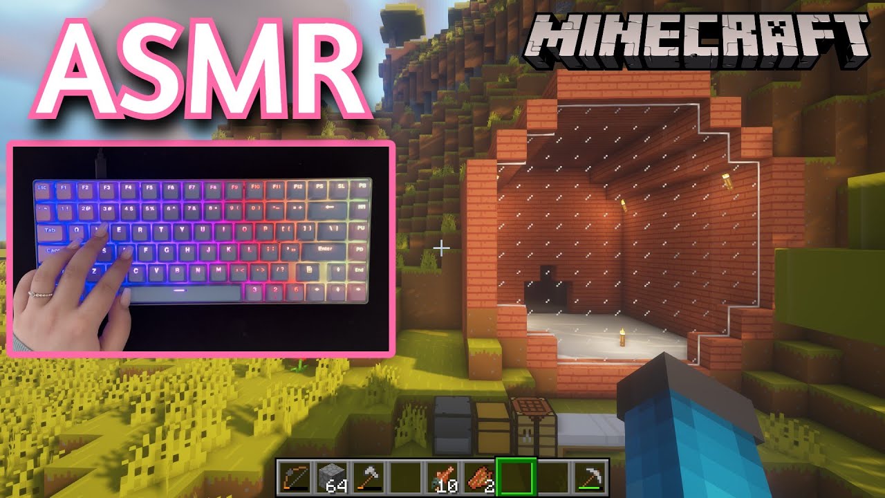 ASMR Gaming | MINECRAFT SURVIVAL EP 3 | Whispering + Handcam 😴 - YouTube
