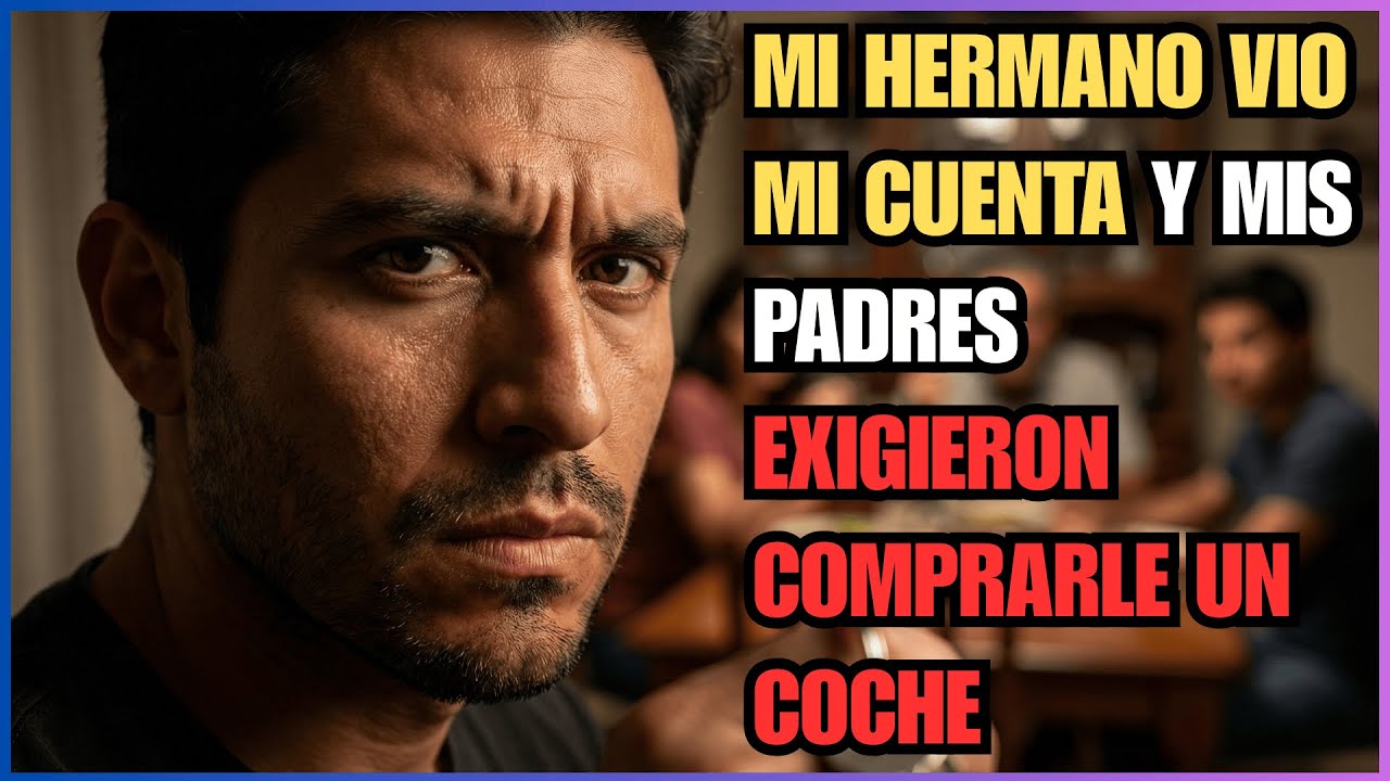 MI HERMANO VIO MI CUENTA Y MIS PADRES EXIGIERON COMPRARLE UN COCHE