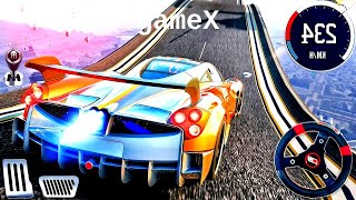 Extreme GT Car Stunts - Mega Ramp Racing Simulator | Android Gameplay screenshot 4