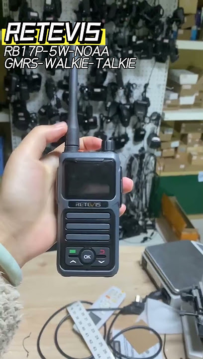 RB17P Simple GMRS Walkie Talkie and Speaker Microphone