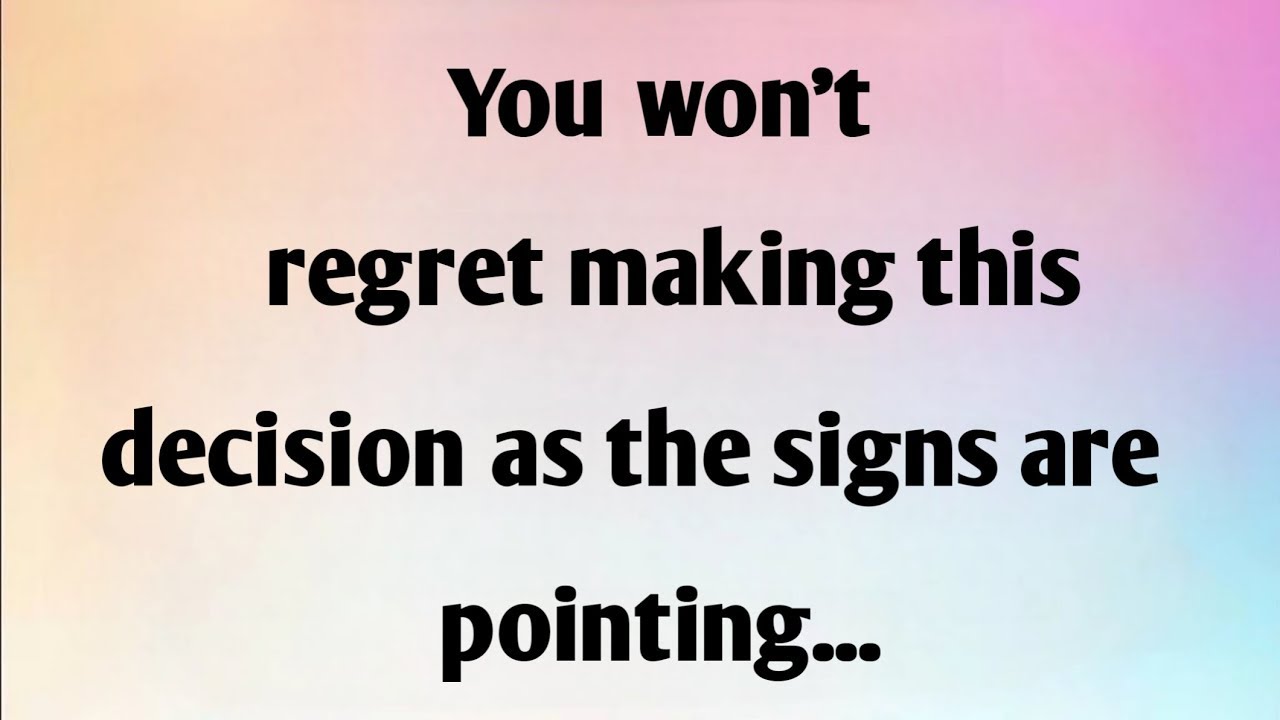 YOU WON'T REGRET MAKING...