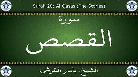 القرآن الكريم بصوت ياسر القرشي - سورة القصص