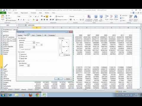 Comment changer l'orientation ou l'angle du texte et des valeurs dans une cellule dans Excel 2010