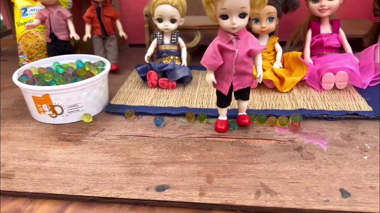 playing chintu and chotu in orbis balls #classicminifood #chuttibomma #