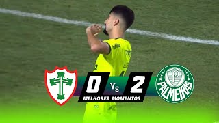 Portuguesa-SP 0 x 2 Palmeiras | Melhores Momentos (COMPLETO) | Paulistão 2024