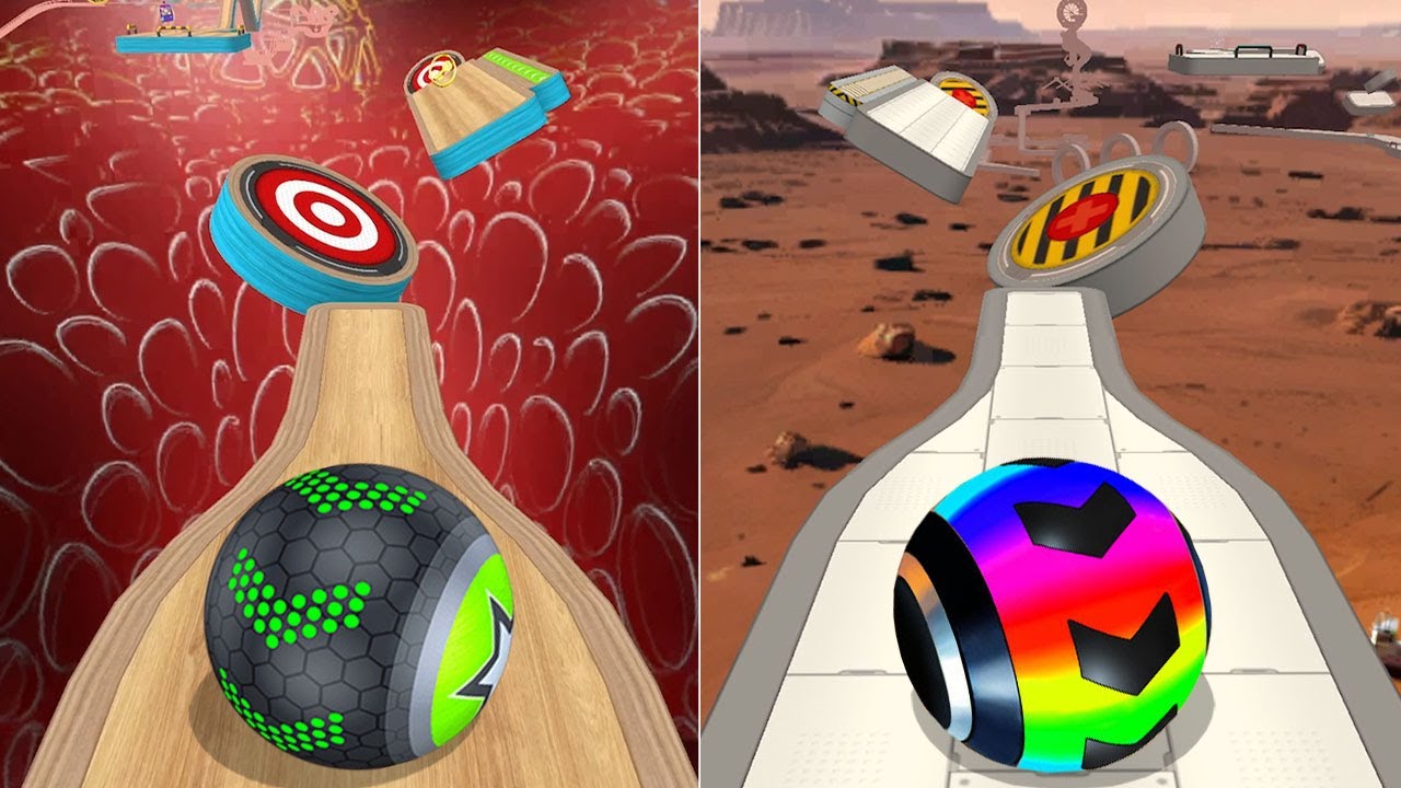 🏳️‍🌈 Going Balls VS Going Ball PUT ON BIG UPDATE Top Tiktok Gameplay Funny Race 56789 Hard Levels