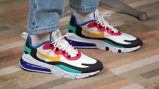 nike air max 270 react bauhaus on feet