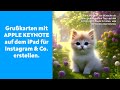 Grußkarten mit APPLE KEYNOTE auf dem iPad für Instagram & Co.erstellen.