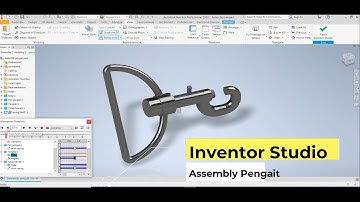 Inventor Studio - Assembly Pengait | Adaptive Spring