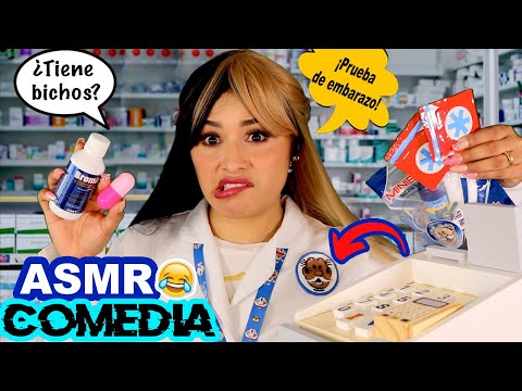 Te atiende LA EMPLEADA 😂 INDISCRETA y ANTIPÁTICA de 💊 FARMACIAS SIMILARES 😱 I Ges ASMR