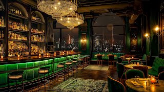 Night Luxurious Jazz Saxophone in Cozy Bar Ambience - Smooth Jazz Lounge Music for Romance, Relaxing