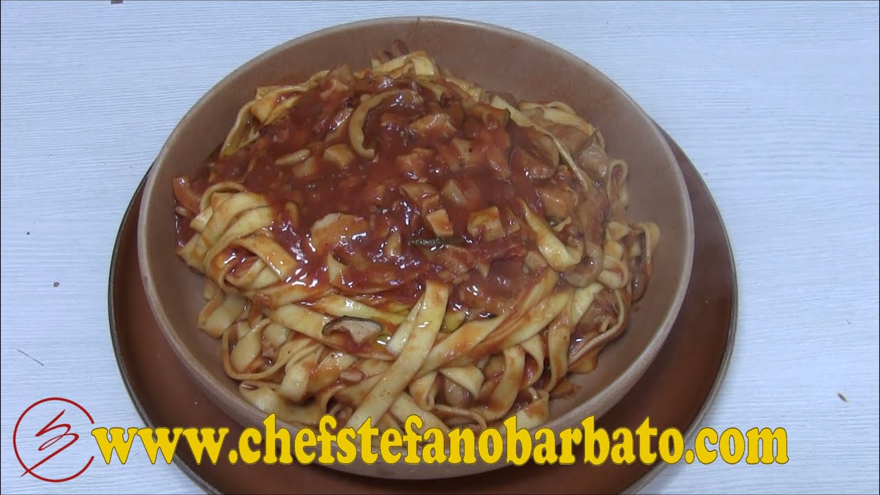 Tagliatelle al ragu di funghi PORCINI, U TOCCO DE FUNZI