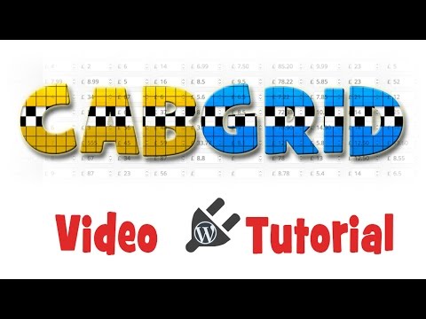 Cab Grid Taxi Price Calculator Wordpress Plugin