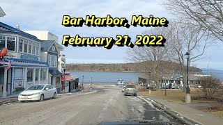 Bar Harbor, Maine - February 21, 2022