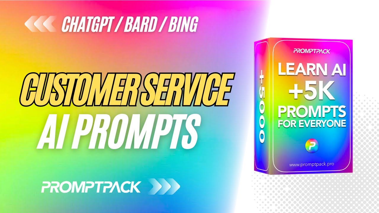 AI Prompts for Customer Service by PromptPack AI ChatGPT Bard 