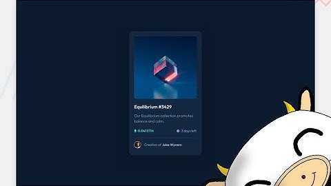 HTML & CSS | Frontend Mentor Challenge | NFT preview card component challenge hub