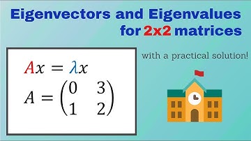 Eigenvalues and Eigenvectors Example 2x2 - Linear Algebra - How to Find Eigenvectors
