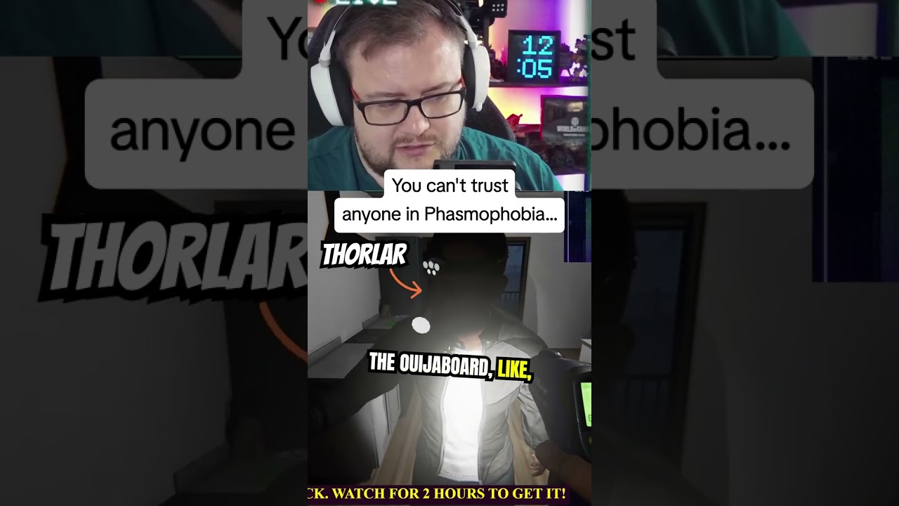 Can't Trust Anyone in Phasmophobia - with @thorlarthorlarian 