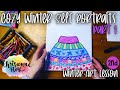 ❄️ Cozy Winter Self-Portrait: Part 1 – Fashion Designer Coat with Patterns 🧥✏️