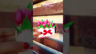 pista shell se tulip 🌷 flower 🌷 #tulip #flowers #pistashellcraft #diy #uzmasartistry