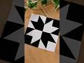 How to sew disappearing hourglass star block - block 1 from the Star Tile Quilt #sewing #quiltblock