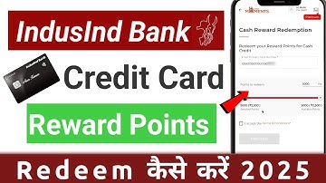 Indusind credit card reward points redeem | How to redeem indusind credit card reward points | Indie