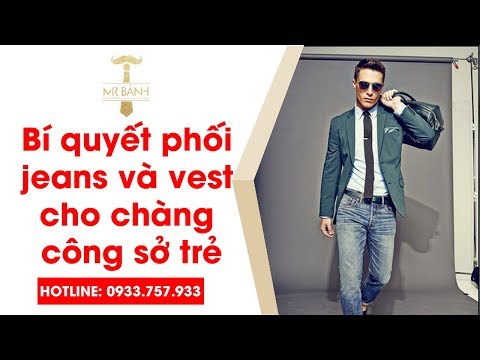 Bí Quyết Phối Jeans Và Vest Cho Chàng Công Sở Trẻ Quên Tuổi Tác | áo vest nữ kết hợp với quần jean