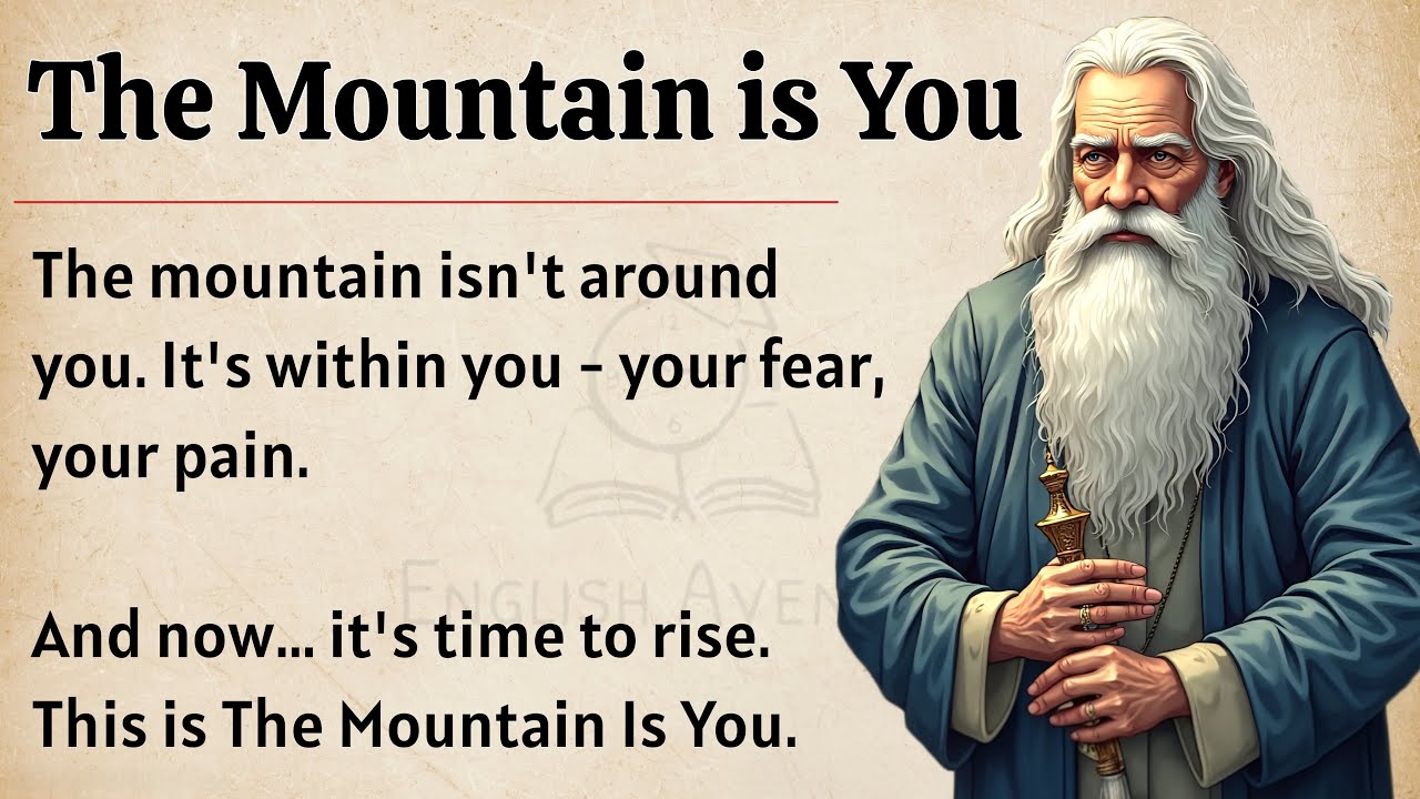 The Mountain Is You || Learn English Through Book Summary 📖 || Improve Your English Skills ✅